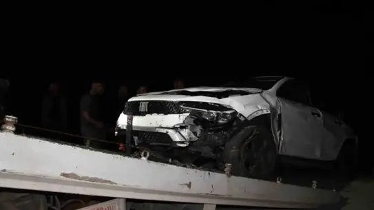 Kaza sonrası hasar gören araç