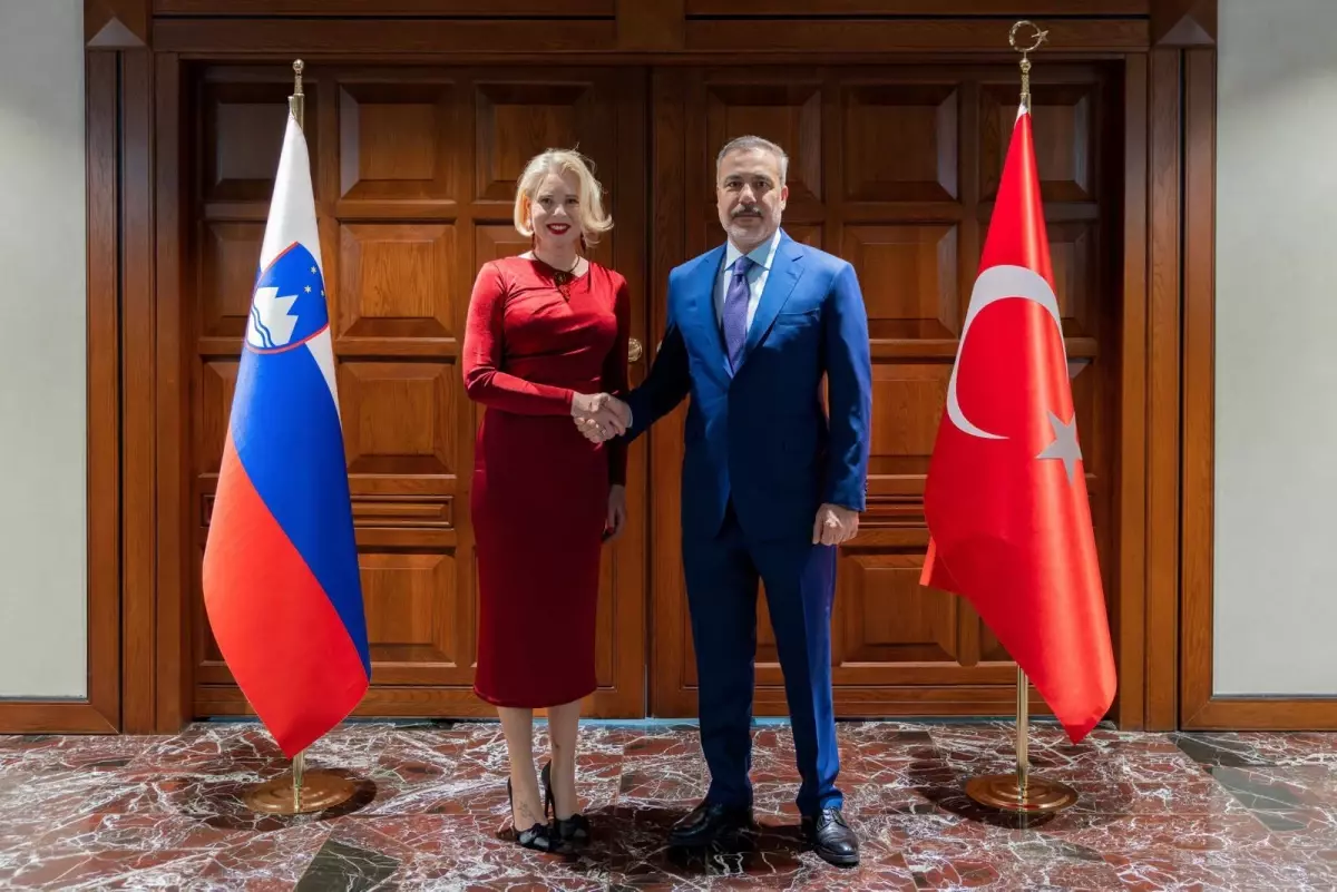 Hakan Fidan, Slovenya Meclis Başkanı Urška Zupanciç ile Ankara’da Görüştü