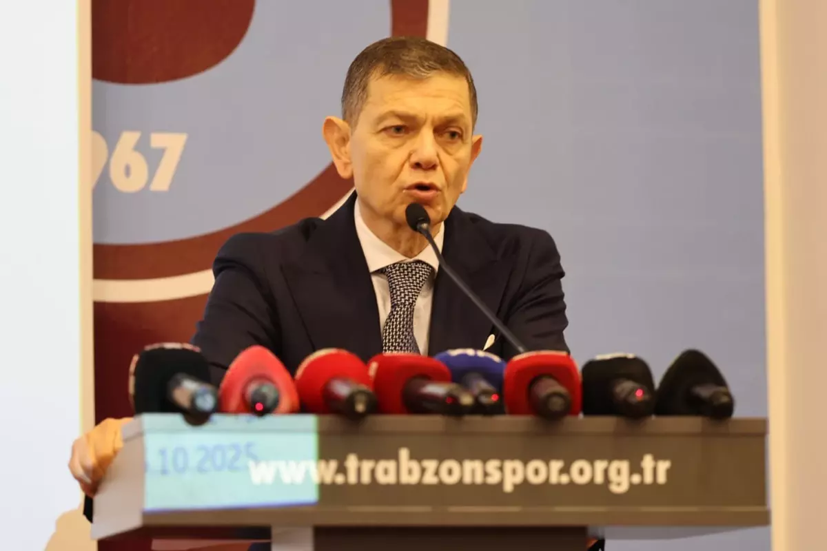 Trabzonspor Divan Başkanı Ören'den Tribünlerde Sağduyu ve Dayanışma Çağrısı