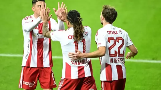 Antalyaspor'un Samsunspor karşısında attığı gollerin görselleri