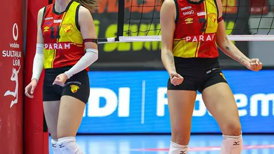 Aras Kargo takımı maç öncesi hazırlık yapıyor