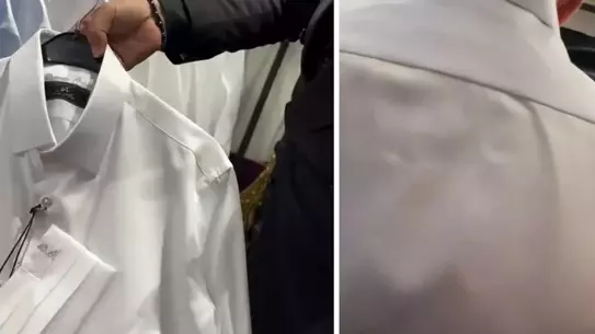 Dursun Özbek'in özel tasarım gömleği