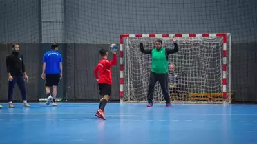 Nilüfer Belediyespor'un maç anı