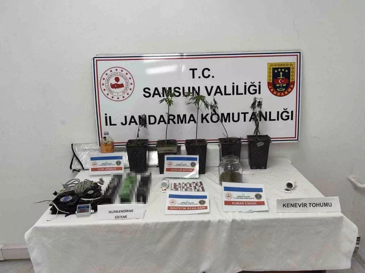 Samsun İlkadım’da Jandarma’dan Büyük Uyuşturucu Operasyonu