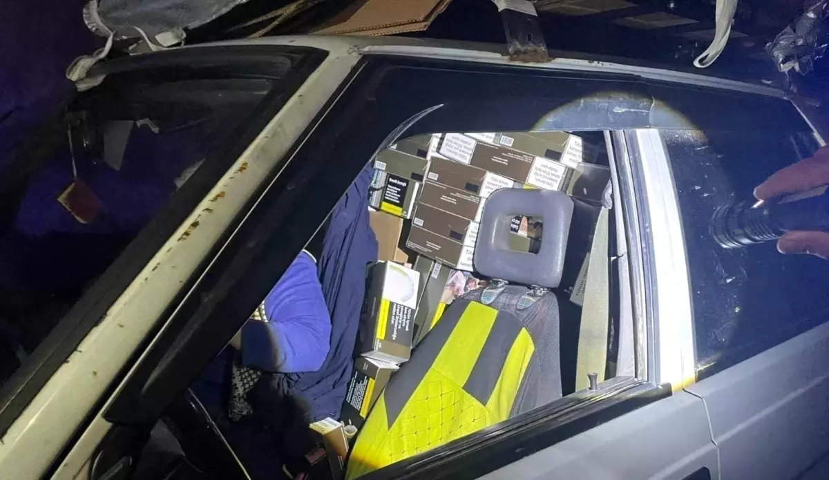 Mersin’de Jandarma, 200 Bin Boş Makaronu Ele Geçirerek Sigara Kaçakçılığını Çökertti