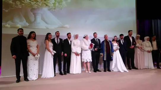 Evlilik töreninden bir kare