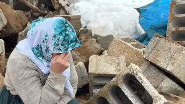 Yüksekova’da 60 Yaşındaki Zine Yaşar’ın Çöken Ahırı ve Yardım Çağrısı