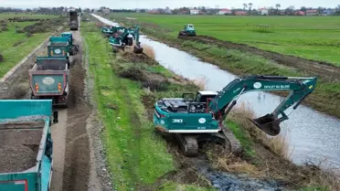Bafra Ovası’nda Drenaj Temizliği Başladı: Bölgeye Yeni Soluk