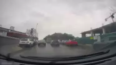 Ters yön sürücünün kamera kaydı