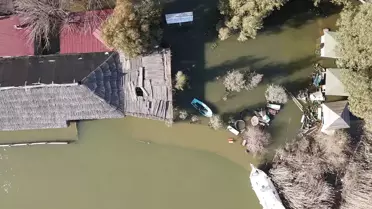 Dalyan Kanalı'nda yükselen su seviyesi