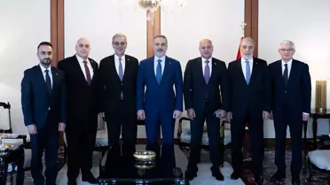 Görüşme sırasında çekilmiş fotoğraf