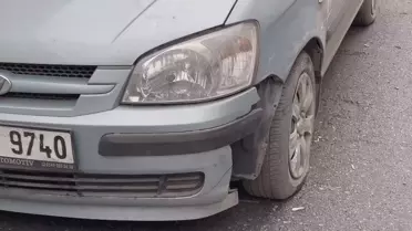 Güvenlik Kamerasından Çarpma Anı