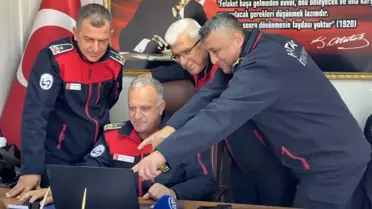 Hatay itfaiye ekiplerinin Yılın Kareleri fotoğrafı