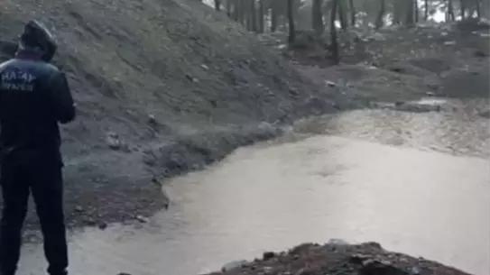 Kaza yerinde fotoğraf