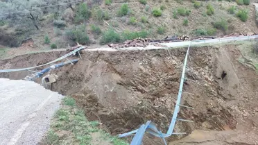 Yukarıdere Köprüsü çökmüş hali