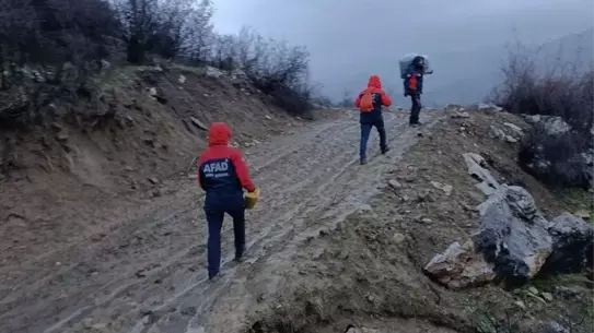Fırtına sonrası Siirt Baykan’da yıkılan çadır