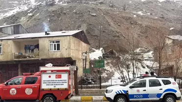 Çökme sonrası kalan enkaz