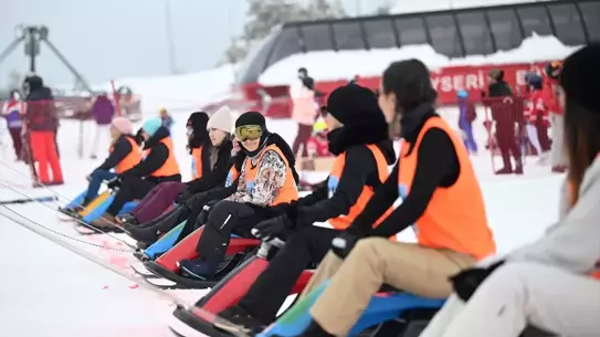 Yarışma anından bir kare