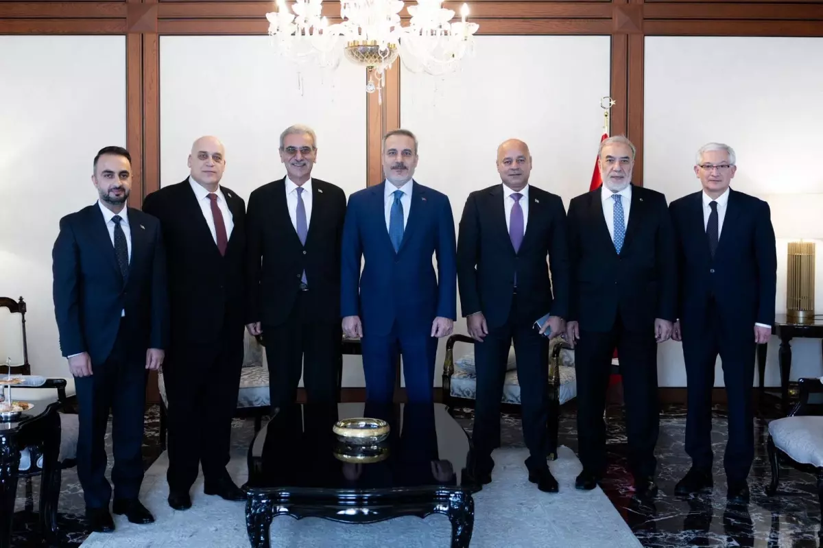 Dışişleri Bakanı Hakan Fidan, GYUK Başkanı Ali Şaat ile Kapalı Kapı Görüşmesi Yaptı