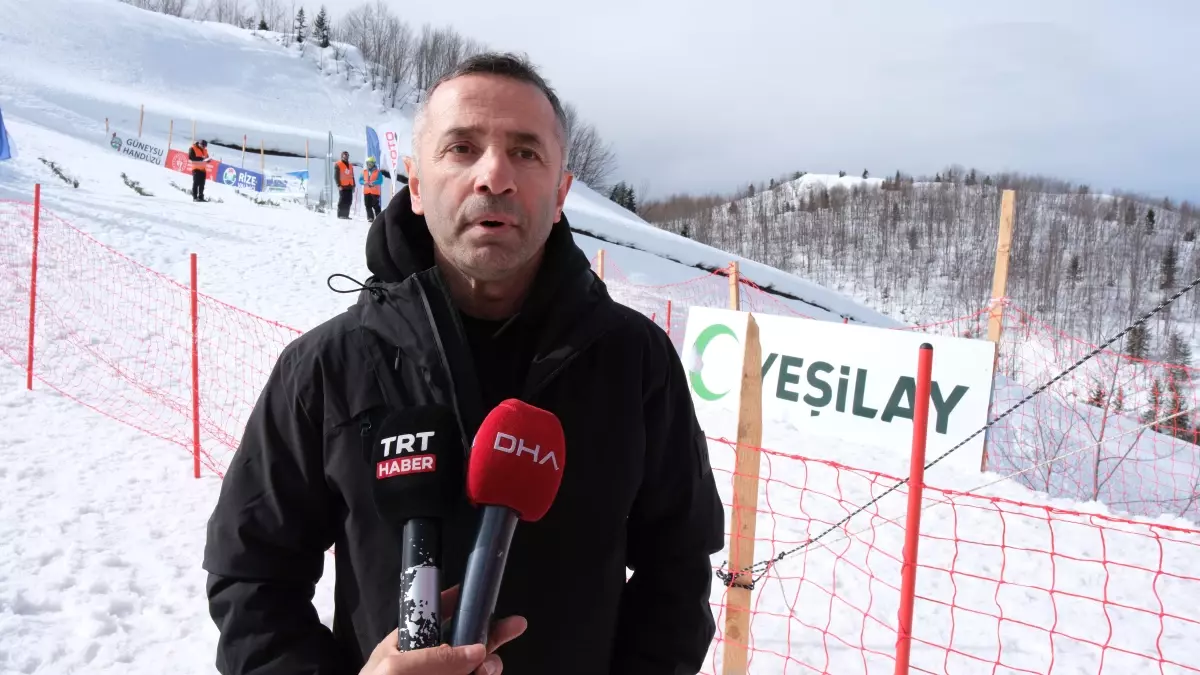 Rize Güneysu’da Dağ Kayağı Türkiye Şampiyonası Coşkuyla Başladı