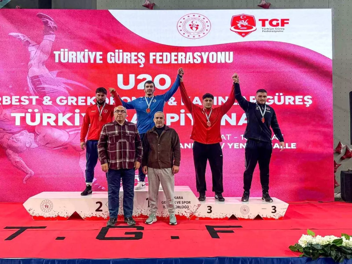 U20 Serbest Güreş Türkiye Şampiyonası'nda İkinci Günün Heyecanı