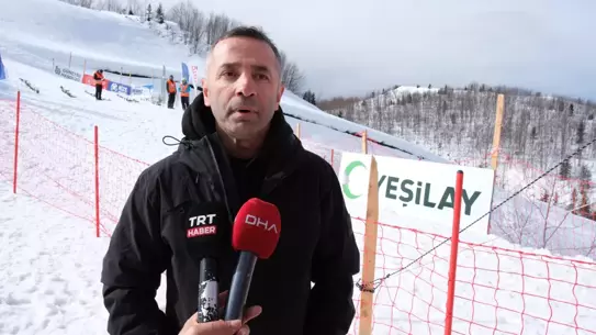 Yarışmacıların pistteki görüntüsü