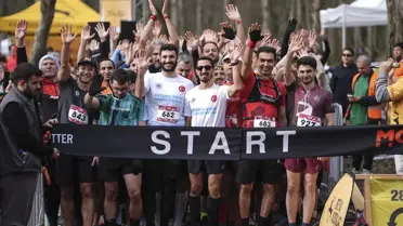 Geyik Koşuları sırasında çekilmiş aksiyon fotoğrafı