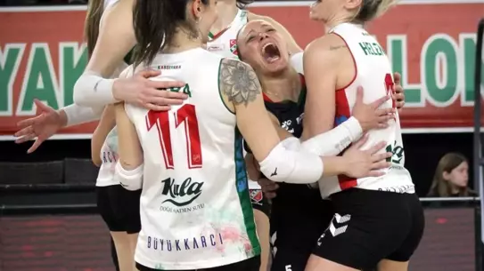 Maç öncesi Karşıyaka takımı