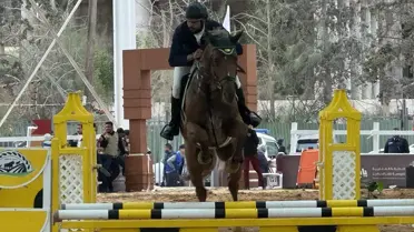 Trablus'ta Magrib Engel Atlama Şampiyonası Coştu: Tunus, Cezayir ve Libya'dan Biniciler Yarıştı