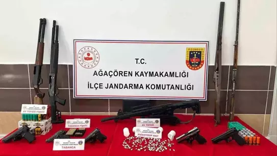 Aksaray’da Jandarma’dan Uyuşturucu ve Silah Operasyonu: 7 Şüpheli Gözaltında