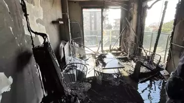 Alanya’da 5 Katlı Apartmanda Yangın Çıktı, Vatandaşlar Panik Yaşadı