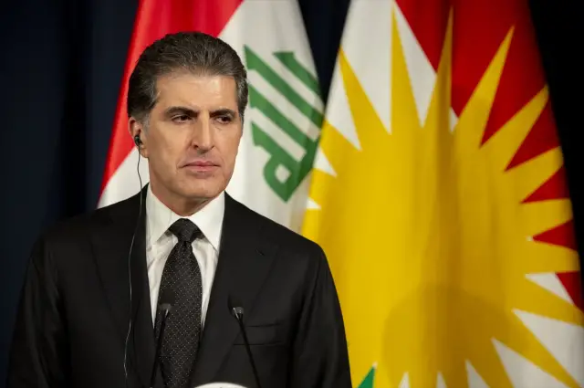 Barzani konferans salonunda