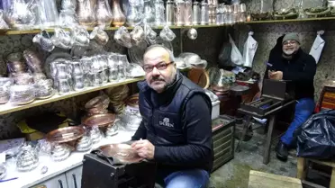 Gaziantep’te 44 Yıllık Bakır İşlemeciliği Mirası: Dayı ve Yeğenin Mücadelesi