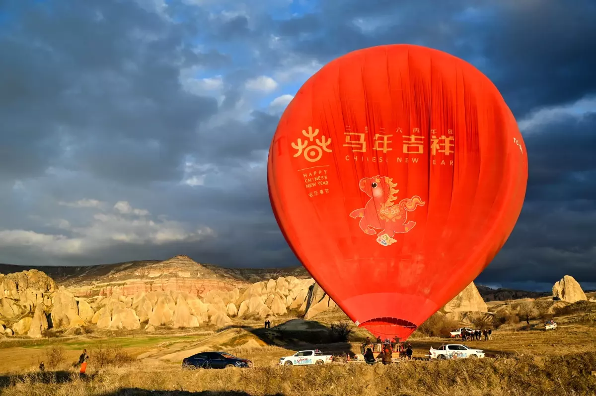 Kapadokya’da Renkli Çin Yeni Yılı Festivali Binlerce Ziyafeti Çekti