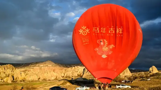 Kapadokya’da Çin Yeni Yılı geçit töreni