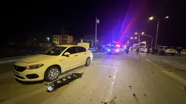 Çarpışma anını gösteren fotoğraf