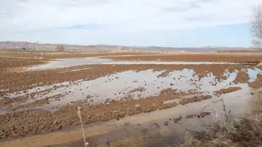 Sivas’ta Tecer Irmağı’nın Taşkınlığı 10 Bin Dönüm Tarım Alanını Sular Altına Çekti