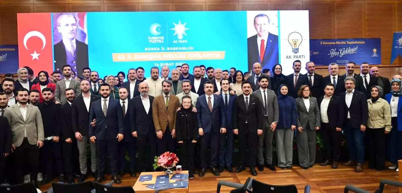 AK Parti Bursa İl Başkanı Davut Gürkan konuşma