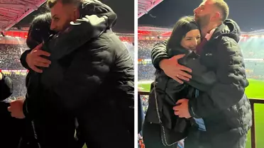Sevgililer Günü'nde Tribünlerde Aşk: Emre Şeras'ın Sürpriz Evlilik Teklifi