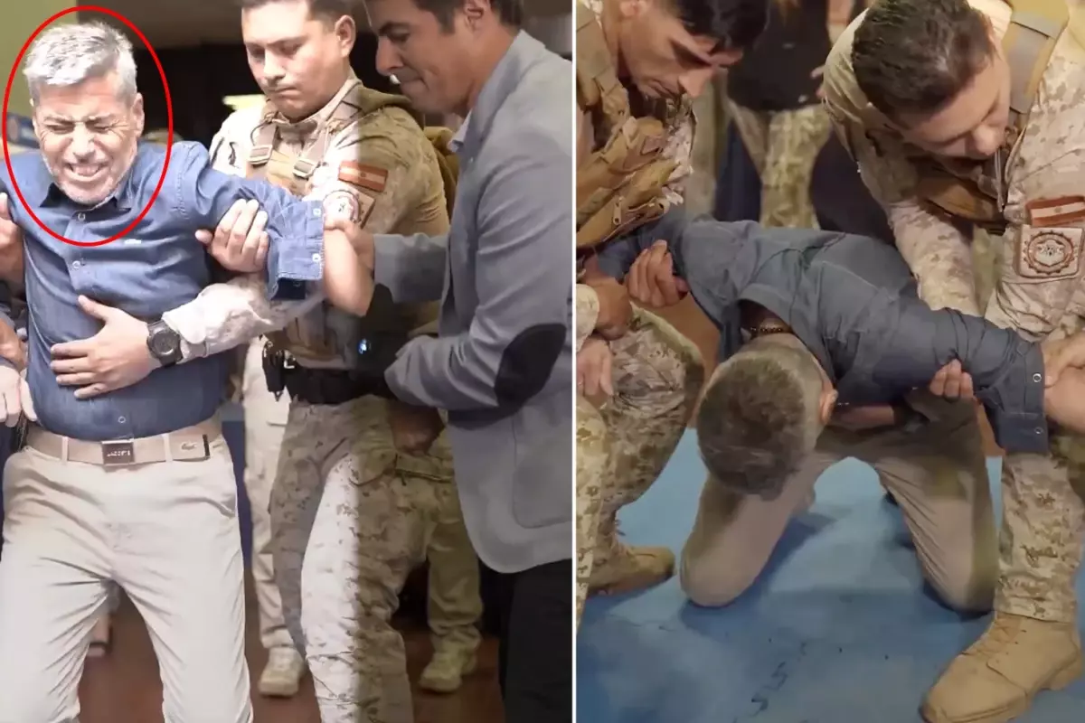 Güvenlik Bakanı Juan Pablo Quinteros eldiveni deniyor