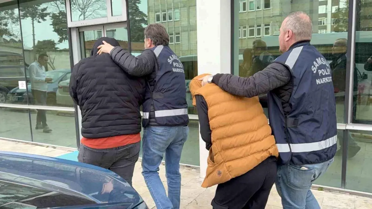Samsun’da Sentetik Ecza ve Kannabinoid Operasyonu: 2 Şüpheli Gözaltında
