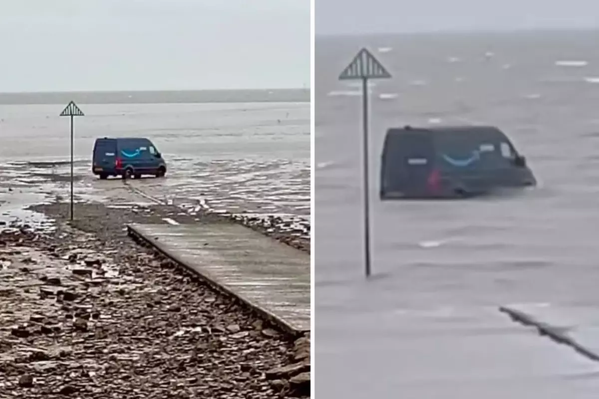 Kuryenin denizdeki görüntüsü