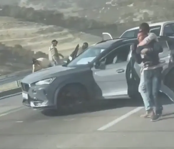 Olay anından bir fotoğraf