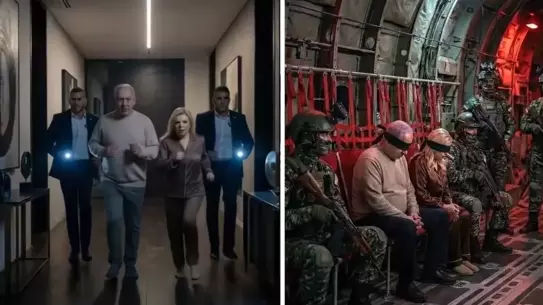 İranlı Sosyal Medya Kullanıcıları Netanyahu'yu İran Askerleri Tarafından Kaçırılan Bir Animasyonda Gösterdi