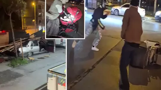 İstanbul’da Şiddetli Fırtına: Rüzgar Binaları Sallıyor, Sokaklar Zorlanıyor