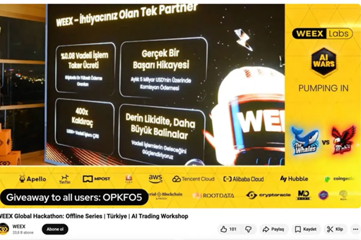 Weex kripto etkinliği kapak fotoğrafı