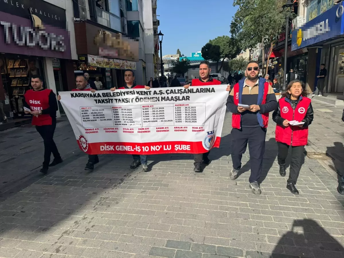 Karşıyaka işçileri yürüyüşe çıkıyor