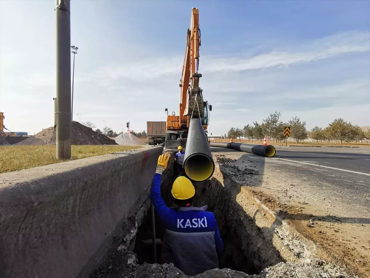 Kayseri'de 152 km Uzunluğunda Atık Su Ağı Tamamlandı
