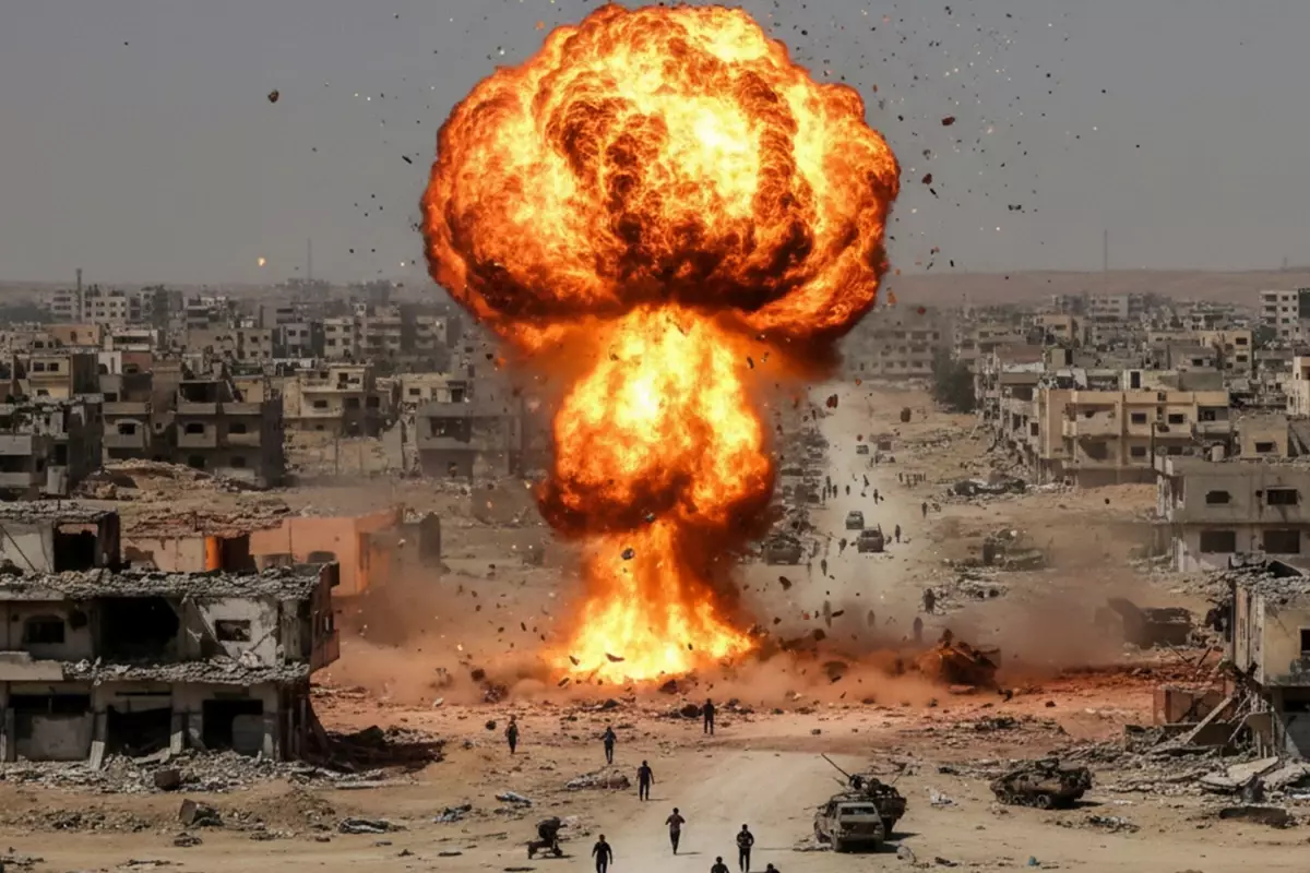 Süveyda’da patlayan bomba yüklü araç