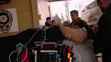 Elektrik akımına kapılan işçi